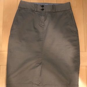 Banana Republic Stretch Pencil Skirt Beige